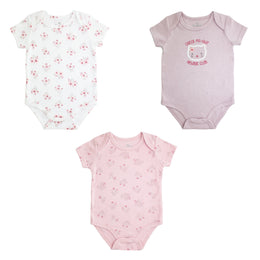 Body M/ Corta P/ Bebe 3pk