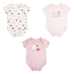 Body M/ Corta P/ Bebe 3pk