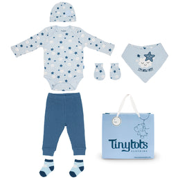 Body +Gorro+Babero+pantalon+Mitones