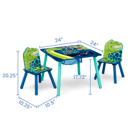 Conjunto de sillas y mesa 3pzs